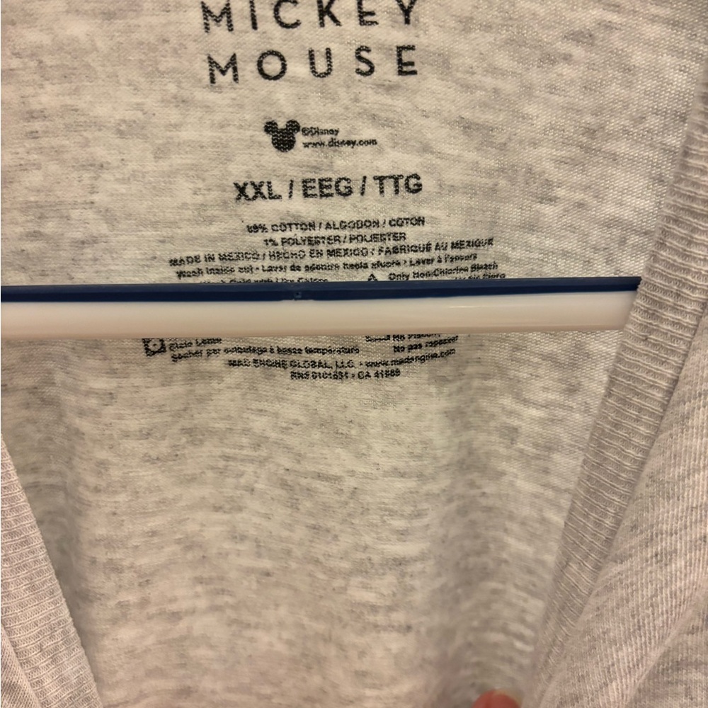 Disney Mickey Mouse xxl Gray Mickey Mouse T-Shirt brand new no tags - Picture 4 of 5